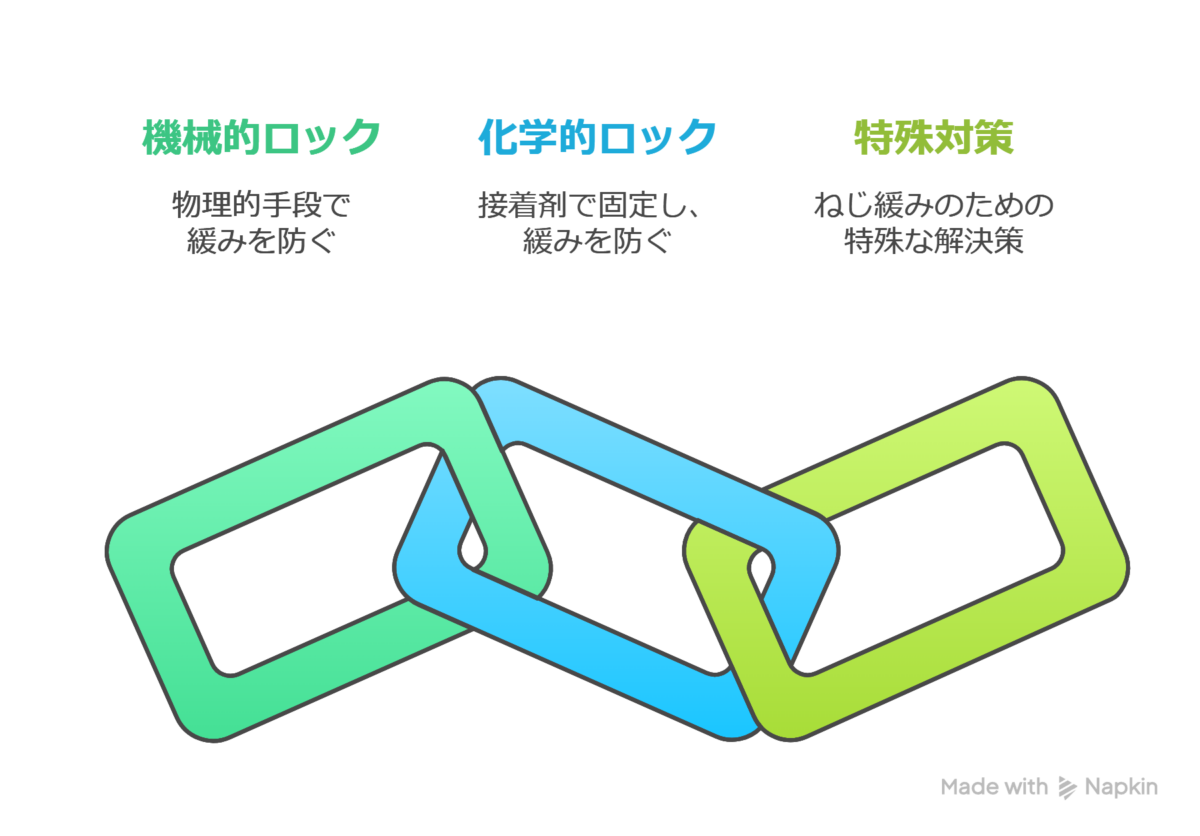 ねじロックの種類と特徴・活用方法をわかりやすく解説【ゆるみ止め】 – 機械設計Map